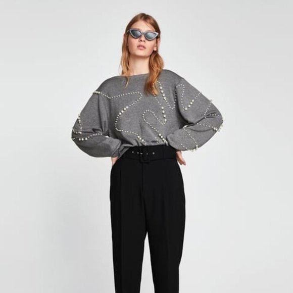 Zara Pearl Sweater - Picture 3 of 6